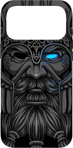 Vista 22 de Allfather Odin - Raven God - Norse Viking God in Asgard Case for iPhone 17