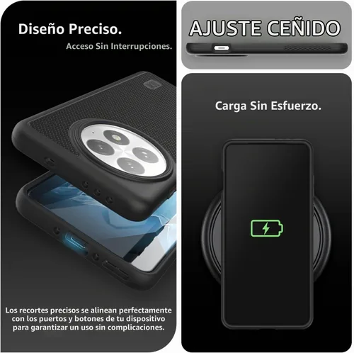 Vista 5 de TUDIA MergeGrip - Funda para OnePlus 13 5G (2025) – [prueba de caídas de grado militar] Funda de doble capa a prueba de golpes, delgada, resistente