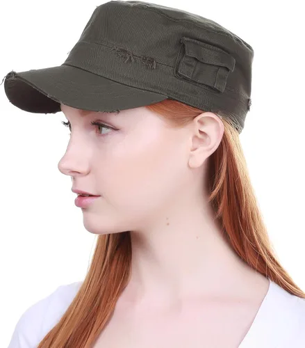 Vista 70 de Cadet Army - Gorra de estilo militar básico diario (ahora con la versión de bolsillo Stash)
