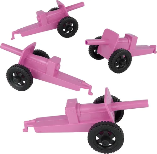 Vista 9 de Tim Mee Toy TimMee M3 Artillery - Juego de cañón de plástico negro de 4 piezas para hombre, fabricado en Estados Unidos
