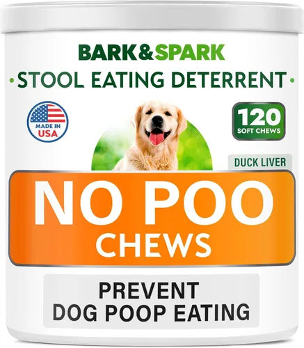 Vista 7 de BARK&SPARK NO Poo Treats - Evita el consumo de caca de perro - Tratamiento