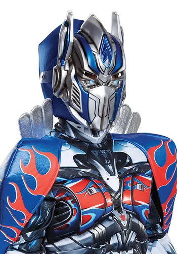 Vista 7 de Disfraz de Optimus Prime Prestige para niños Multicolor