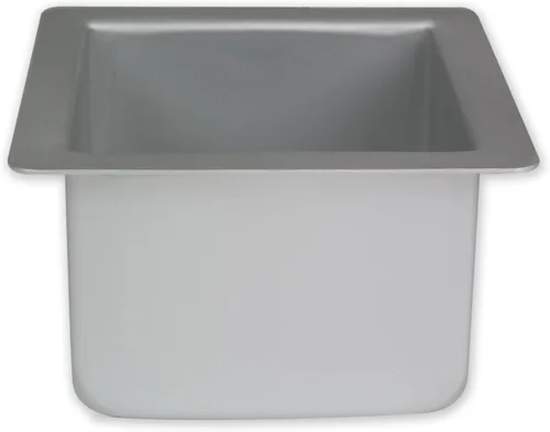 Vista 3 de PME Bandeja para hornear de aluminio profesional, cuadrada 10 x 4