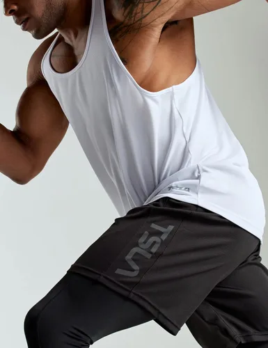 Vista 8 de TSLA - Camisetas deportivas sin mangas para hombre, Dry Fit, con espalda en Y, para entrenamiento, gimnasio o fisicoculturismo, paquete de 3