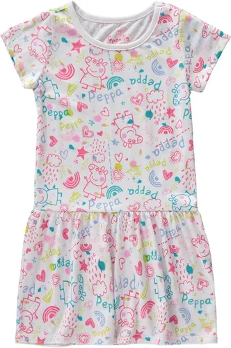 Vista 2 de Peppa Pig Vestido de manga corta para bebé, talla única, 2