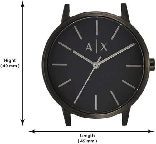 Vista 8 de Armani Exchange - Reloj de vestir de acero inoxidable para hombre