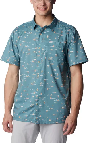 Vista 118 de Columbia - Camisa Super Slack Tide Camp de manga corta para hombre