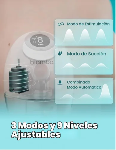 Vista 3 de Pump Pro - Extractor de leche portátil manos libres, bombas de lactancia materna portátiles de 6.1 fl oz con control de aplicación, sacaleches