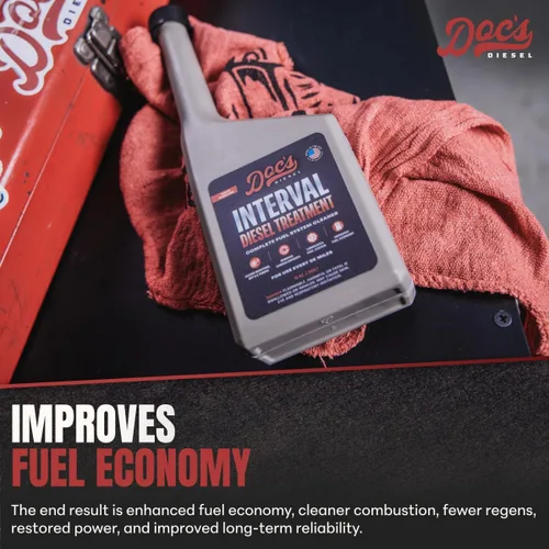 Vista 6 de Doc's Interval Diesel Treatment - Limpiador de inyector concentrado, CP4 Limpia profundamente los inyectores y el sistema de combustible