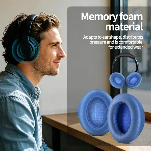 Vista 3 de Anker Life Q20 / Q20 BT - Almohadillas de repuesto para auriculares (azul)