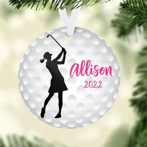 Vista 7 de Touber Adorno de Navidad personalizado para niños, adorno personalizado de recuerdo de ballet de bailarina
