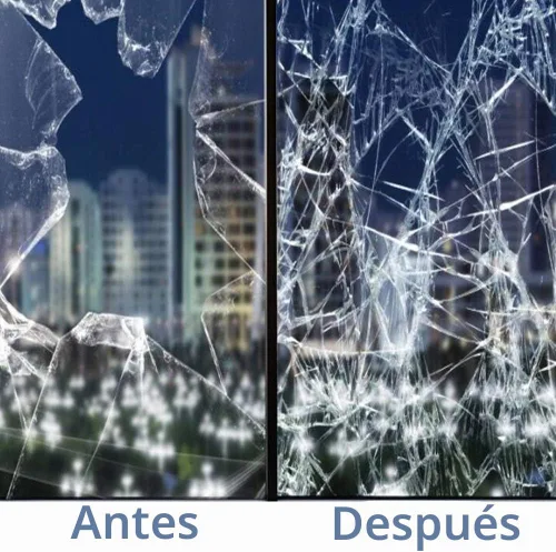 Vista 3 de Queenbox Protección de vidrio transparente para ventana de 9.8 ft/10FT