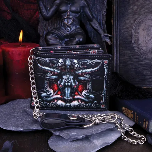 Vista 5 de Nemesis Now Baphomet Wallet negro talla única