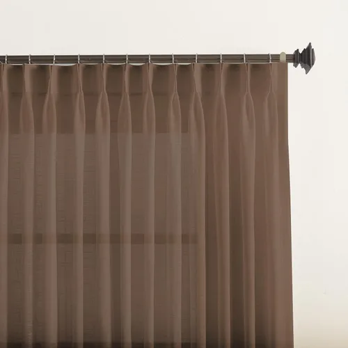 Vista 9 de Cortinas traslúcidas blancas de 96 pulgadas de largo, paneles de cortinas plisadas dobles para ventana, 72 pulgadas de ancho x 96 pulgadas de largo