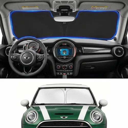 Vista 20 de Parasol para parabrisas para BMW X1 E84 2016-2024 2025, accesorios – Cubierta de parasol para parabrisas de ventana delantera, ajuste personalizado
