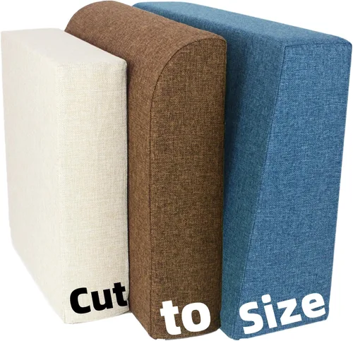 Vista 30 de Cojines de banco personalizados para muebles de interior/exterior, almohadilla de asiento de ventana panorámica con parte inferior antideslizante
