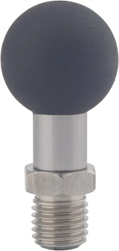 Vista 7 de Adaptador de bola de 20 mm con perno M8 - Base de acero inoxidable resistente y bola recubierta de TPU para motocicleta, GPS y cámaras Dash