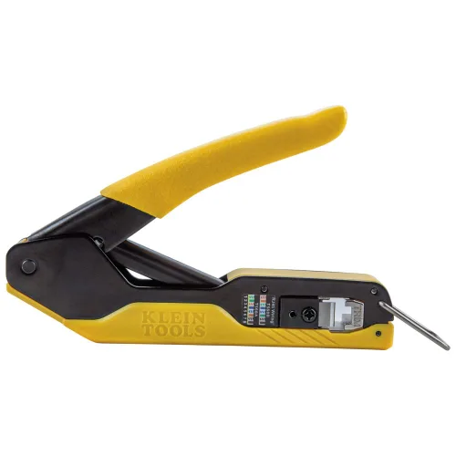 Vista 10 de Klein Tools 80085 VDV Kit de prueba de cables LAN y alambre para enchufes de datos modulares Klein Pass-THU RJ45, 6 piezas