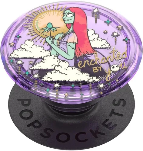 Vista 5 de PopSockets Agarre adhesivo para teléfono, soporte, soporte para teléfono, pesadilla antes de Navidad, esmalte Jack
