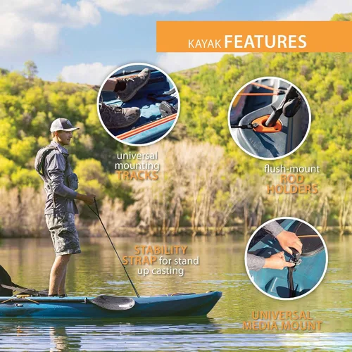 Vista 7 de Kayak de pesca de por vida, pescador Yukon 116