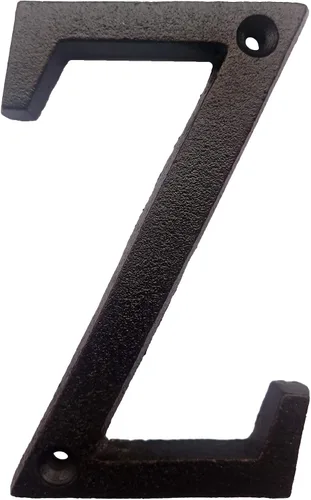 Vista 27 de BetLight Número de casa de hierro fundido de 5.5 pulgadas de alto, números de dirección de casa sólidos, elegante acabado marrón negro, fácil