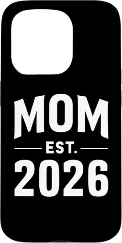 Vista 14 de Mom Est 2026 New Mother Parent New Born Child Parenthood Case for iPhone XR