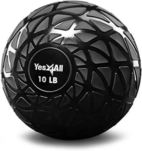 Vista 31 de Yes4All - Pelota de golpe rellena de arena para entrenamiento de fuerza Negro