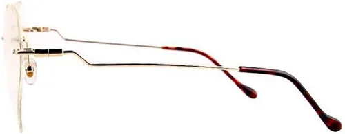 Vista 9 de Dollger Lentes de sol con forma de corazón para mujer sin montura de metal delgado con forma de corazón UV400 transparentes