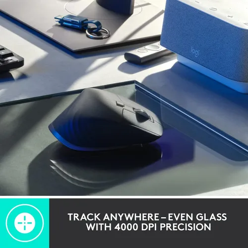 Vista 11 de Logitech MX Teclado inalámbrico iluminado mecánico de tamaño completo, lineal y MX Master 3S Performance Wireless Bluetooth Mouse Bundle, macOS