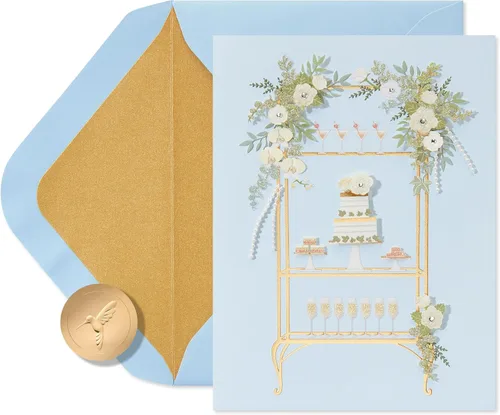 Vista 7 de Papyrus Tarjeta de boda (A una pareja feliz)