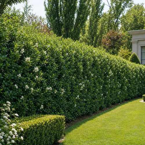Vista 2 de Ligustrum Waxleaf Privet - 30 plantas vivas - Arbusto de seto de privacidad de hoja perenne