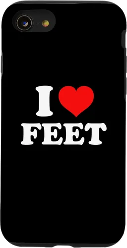 Vista 17 de Funda para iPhone 13 I Love Feet