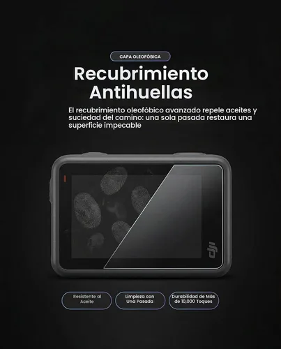 Vista 7 de iDaPro Protector de pantalla + protector de lente para DJI Action 6, 9H