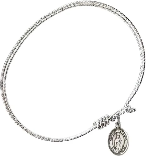 Vista 2 de Bonyak Jewelry - Pulsera con forma de ojo ovalado, plata de ley