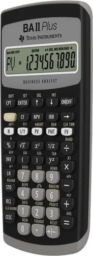 Vista 2 de Texas Instruments Calculadora Financiera Avanzada Profesional BA II Plus