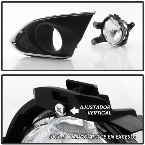 Vista 3 de ACANII - Para reemplazo 2013 2014 2015 Chevy Spark parachoques antiniebla luces de conducción lámparas w/interruptor montaje conductor y pasajero