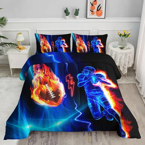 Vista 46 de Juego de edredón para niños Axolotl, tamaño individual, juego de ropa de cama con diseño de autos de carreras para niños, niñas, adolescentes