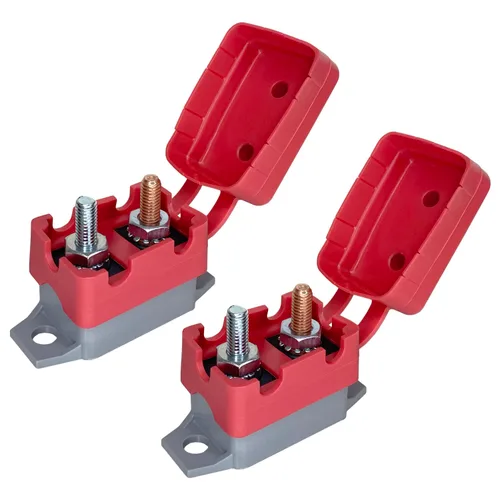 Vista 8 de Disyuntor de reinicio automático de 12 V - 24 V de 5 amperios con perno de cubierta para automóviles, marina, remolques (5A, 1 paquete)