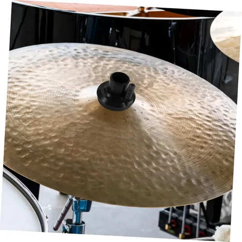 Vista 2 de Juego de accesorios de platillo de tambor Hi-hat Piezas de repuesto Almohadillas de fieltro para batería