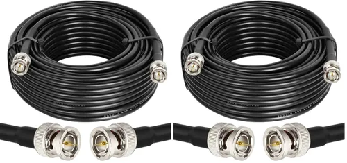 Vista 17 de XRDS -RF Cable SDI de 1 pie, cable de video digital macho BNC 75 ohmios RG59 BNC Cables soporta HD-SDI/3G/6G-SDI/4K/8K (2PCS)