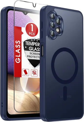 Vista 329 de LeYi Funda para teléfono Samsung-S23: protector de pantalla e imán MagSafe Púrpura