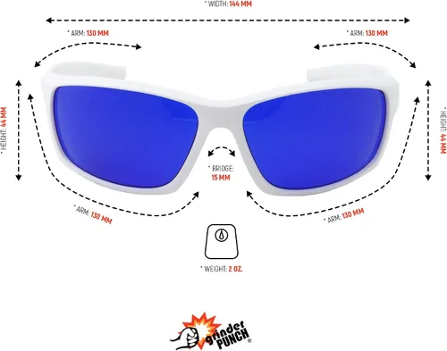 Vista 7 de GrinderPUNCH Gafas de golf tintadas Gafas de sol deportivas
