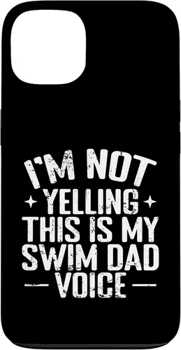 Vista 7 de Swim Dad Voice Funny Sports Parent Case for iPhone 16