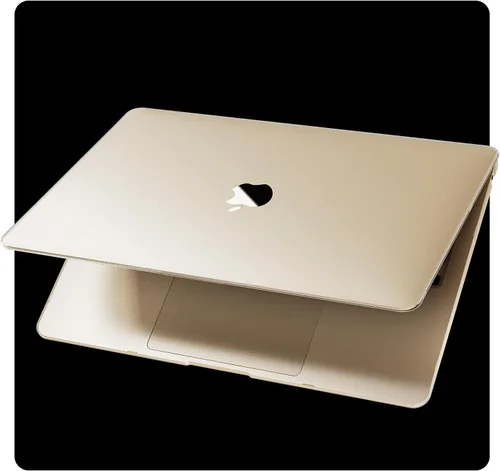 Vista 8 de Soonjet Funda para MacBook Air de 13 pulgadas M5 M4 M3 M2 2026 2025-2022 Protección contra caídas Funda protectora transparente para laptop