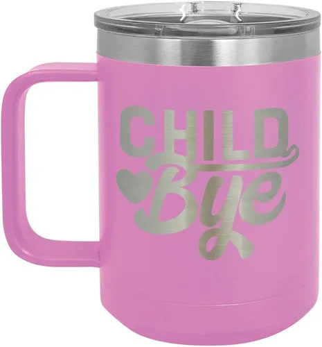 Vista 9 de Taza de café de 15 oz con tapa superior deslizante para niños Taza de café de viaje aislada Ideas de regalo de cumpleaños o Navidad de mujeres
