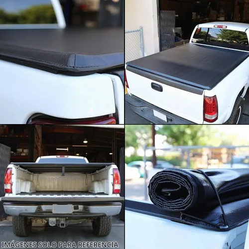 Vista 5 de DNA MOTORING TTC-RU-031 - Cubierta suave enrollable para caja de camioneta compatible con plataforma Fleetside/Styleside de 5 pies y 7.5 pulgadas