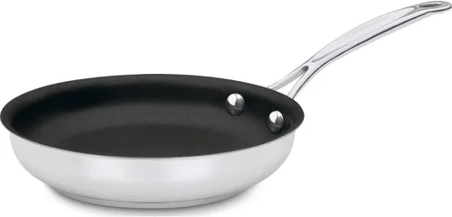 Vista 3 de Clásica sartén abierta inoxidable antiadherente para chef Cuisinart, Acero inoxidable