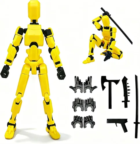 Vista 14 de Feetcant Titan 13 Figura de Acción, 2025 Nuevo Robot de la Suerte 13 Figuras de Acción, Figuras de Acción Impresas en 3D para Niños (5 piezas)