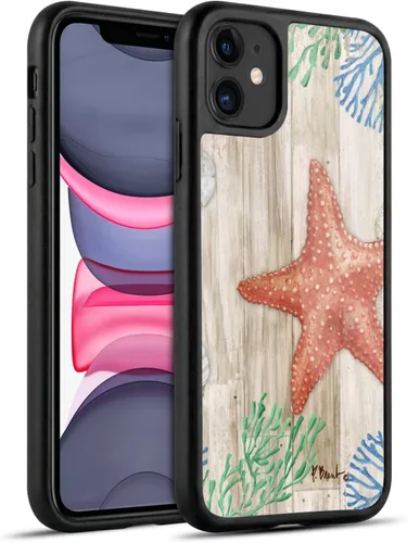 Vista 31 de Head Case Designs Officially Licensed Paul Brent Agate Mermaid Coastal Gel Armor Case [Military Grade Drop Protection] Compatible with Apple iPhone