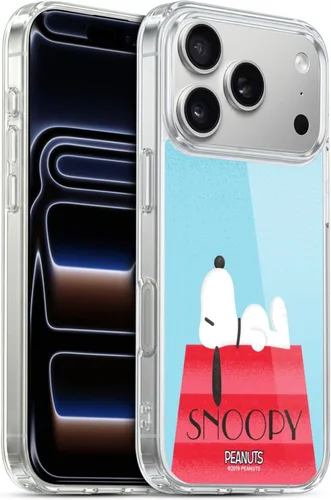 Vista 52 de Head Case Designs Snoopy Deco Dreams - Funda de gel suave con licencia oficial de Peanuts Blue Pattern compatible con Apple iPhone 7 Plus/iPhone 8